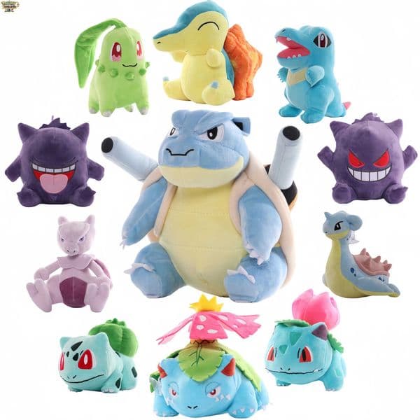 Cute Anime Pokemon Kawaii Pikachu Plush Doll Toys Venusaur Ivysaur Bulbasaur Plush Charizard Blastoise Squirtle Gengar Doll Gift L260515KRE7
