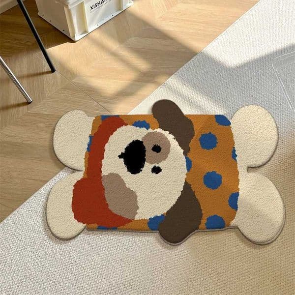 Imitation cashmere carpet cute cartoon bedroom bedside blanket girls room high-end sofa living room cushion L260515