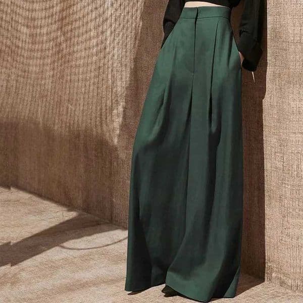 Women Black Suit Wide Leg Pants Summer High Waisted Korean Commuter Toursers Thin Slim Casual Office Lady Classic Smiple Pants C260515