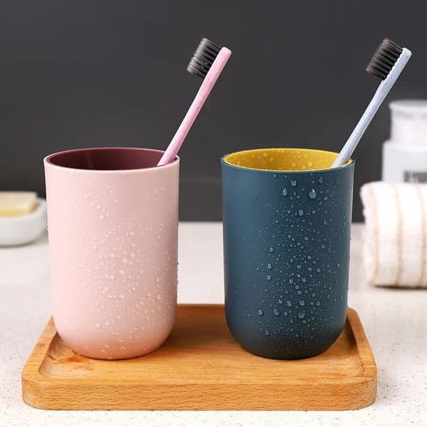 Portable toothbrush holder Toothbrush cup easy to clean durable Convenient orderly Multifunctional plastic toothbrush hold 260514