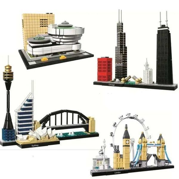 Architettura Paris Dubai London Sydney Chicago Shanghai 21044 21034 21052 21047 21028 21051 21039 21035 21043 21033 Blocks KitJ260515