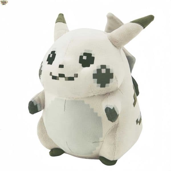 Exquisite Initial Pikachu Plush Toys Pokemon 30th Anniversary Commemorative Edition Pixel Art Style Pikachu Stuffed Doll Gifts L260515SEWF