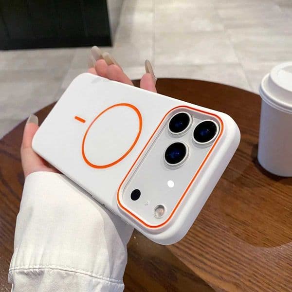 Ultrathin Simple For Magnetic Phone Case For iPhone 17Air 16 15 14 13 12 11 17 Pro Max Wireless Charging Soft Matte Phone Cover Z260514