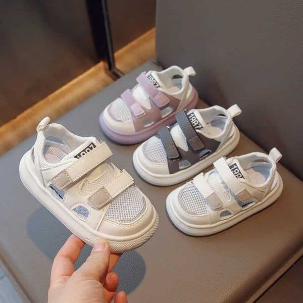 Children Sandals Boys Girls Toddler Mesh Sneakers Non-slip Soft Bottom Kids Shoes Summer Breathable Baby Girl Boys Shoes SandalsJ260515