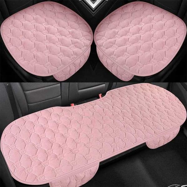 Winter Short-Pile Car Seat Cushion Warm Comfortable Durable Front / Rear Seat Cushion AvailableUniversal Seat Covers T260514