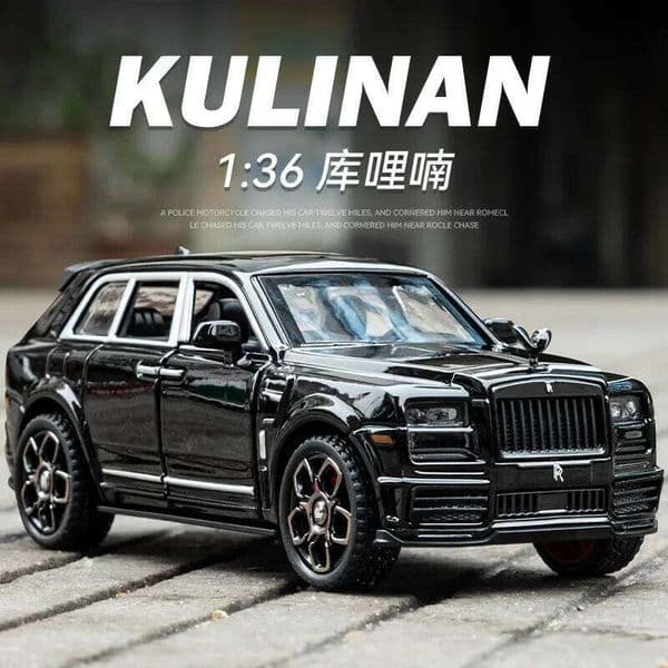 1:36 Rolls Royce Cullinan High Simulation Diecast Metal Alloy Model car Sound Light Pull Back Collection Kids Toy Gifts A589 W260515