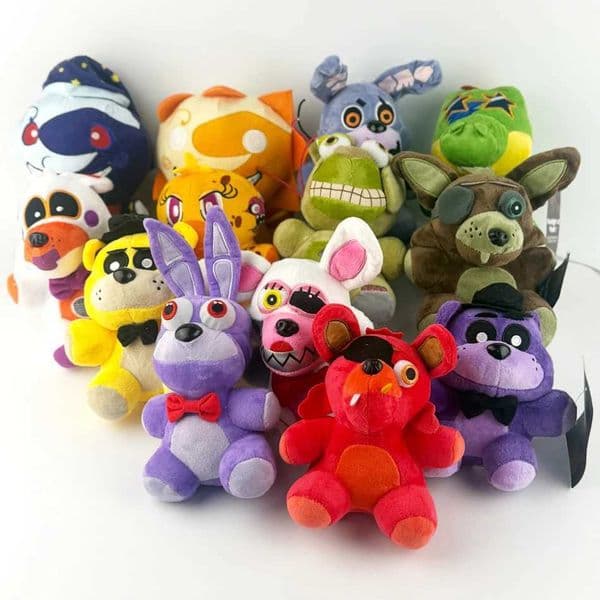 2026 Five Night At Freddy Fnaf Plush Cute Toys Doll Bonnie Bear Foxy Stuffed Dolls Freddy Toys For CHIldren Fans Gifts Z260515