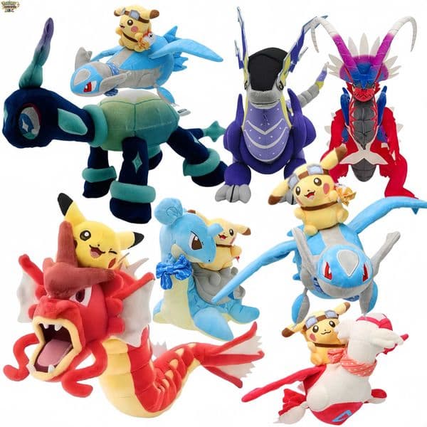 Pokemon Terapagos Plush Toy Koraidon Miraidon Anime Pocket Monsters Soft Pikachu Riding Lapras Latios Latias Stuffed Peluche Toy L260515954Z