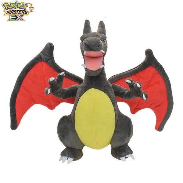 Shiny Charizard Plush Toy 9 Stuffed Doll Collectible Cartoons for Boys Girls GiftGray L260515CDMV