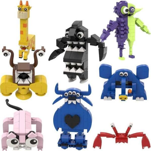 Hot Monster Garten of BanBan 4 Model Building Blocks Toys Set Anime Toys For Kid Halloween Decor Christmas Birthday Gifts Z260515