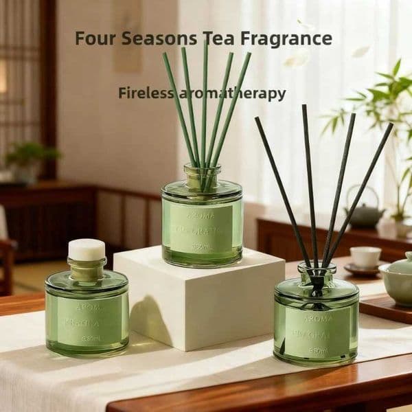 1PC 50ml Reed Diffuser Gift Set He Fragrance Oil with Reed Sticks He Air Freshener Essential Oil for Bathro AccessoriesJ260515
