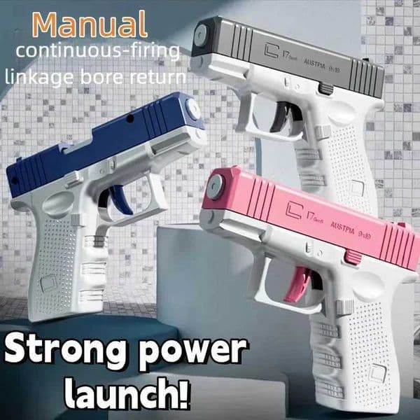 Water Gun Spray New Playful Water Gun Large Capacity Press and Run Mini Pistol Outdoor Water Gun ToyL2605153AXF