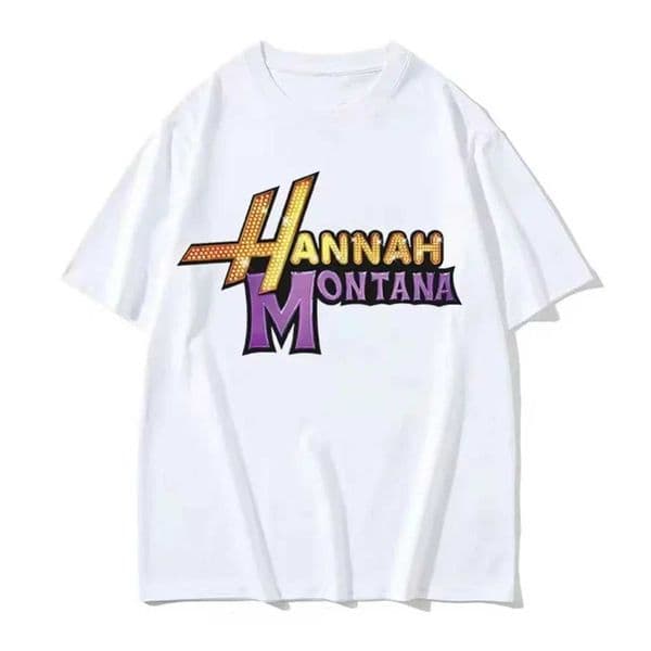 New Hannah Montana T Women Modern Style Graphic T Shirt Girl Funny Strtwear Japanese Clothes Y2k Clothes Women Clothing Z260515