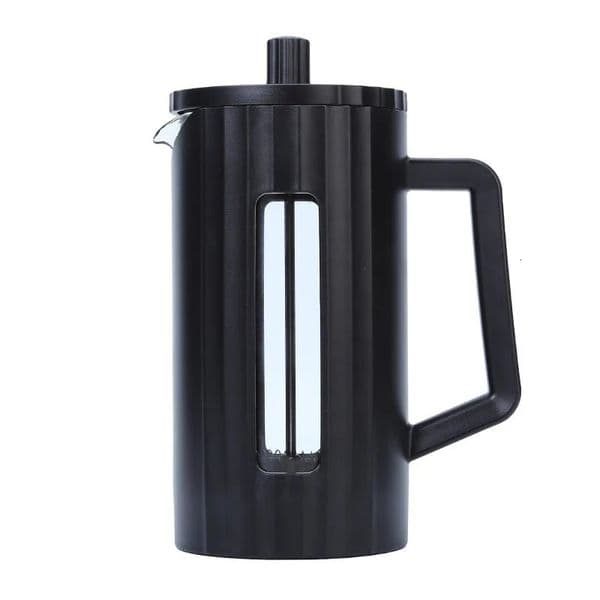YRP French press coffee pressCoffee Maker Tea Maker600ml1000ml high density stainless steel mesh heat resistant glass black 260513