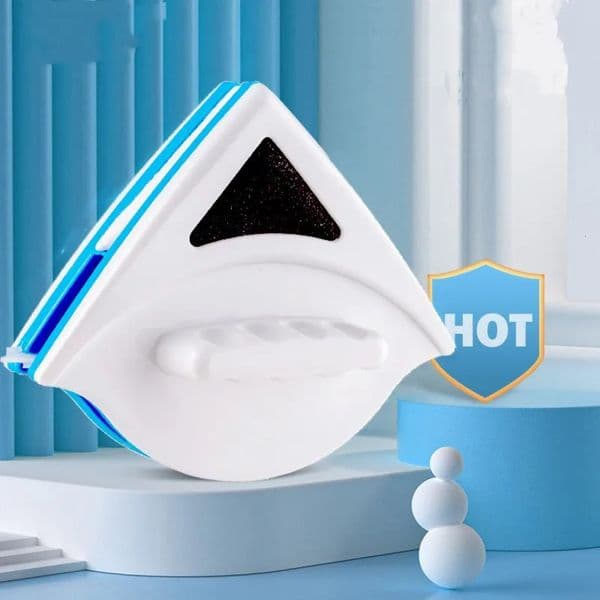 Luxury Designer room Decor Magnetic Glass Cleaning Tool Plastic Wiper Double Side Brush Wipers Portable Household Window Cleaner Decoration 7