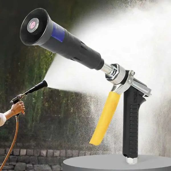 Luxury room Designer Decor Bathroom Shower Heads High Pressure Atomizer 3 Heavy-Duty Metal Spray Gun With Anti Feng Shui Garden Hose Nozzle 16
