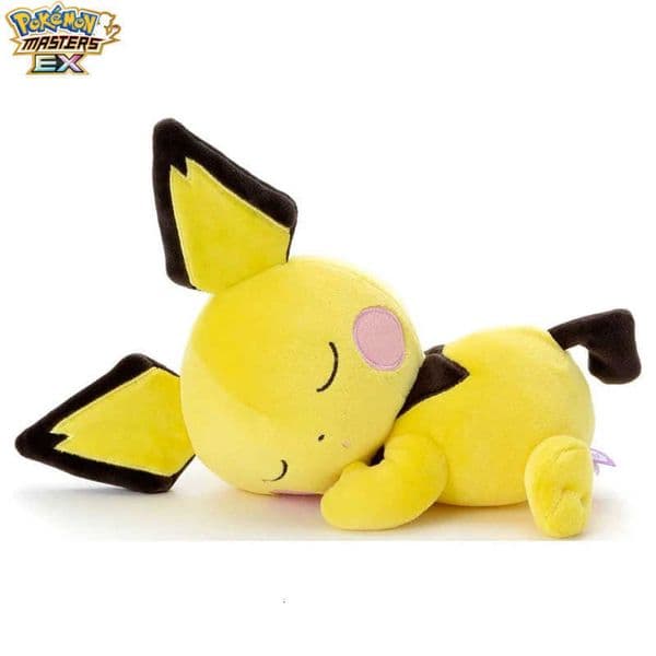 Pichu Sleeping Plush Stuffed Animal Cartoons Doll Soft Cute Pichu Doll Christmas Gifts L260515MBK1