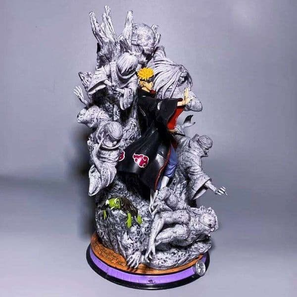 Hot Naruto Anime Figure Akatsuki Pain Gk Figurine Pvc Statue Model Desktop Ornament Collectible Desk Decora toy 26L0515