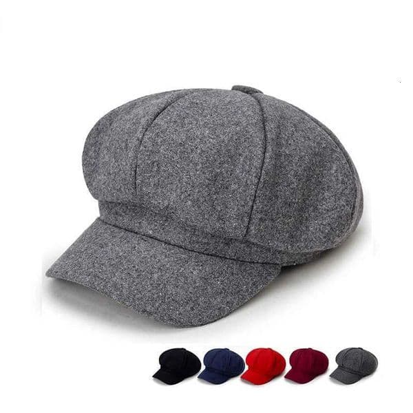 New Women Warm Solid Autumn Winter Berets Lady Outdoor Adjustable Girl Warm Casual Thick Cap Hat For Women L260515