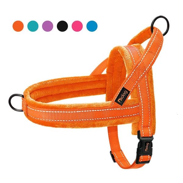 Winter Warm Soft Padded Dog Harness No Pull Dog Harness Vest Reflective Adjustable Pet Training Vest For Small Medium Large Dogs 260509