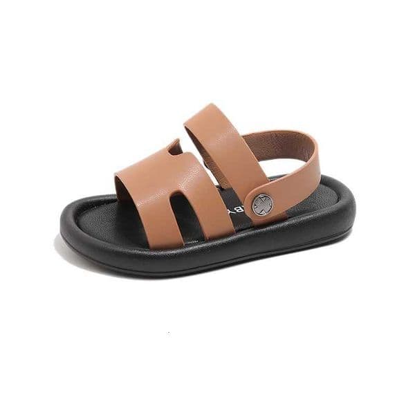 Fashion Spring Child Sandal Summer New Shoe Boy Girl Slippers Soft Bottom Non-slip Kid Shoes Baby Velcro Beach Sandal SlippersT260515
