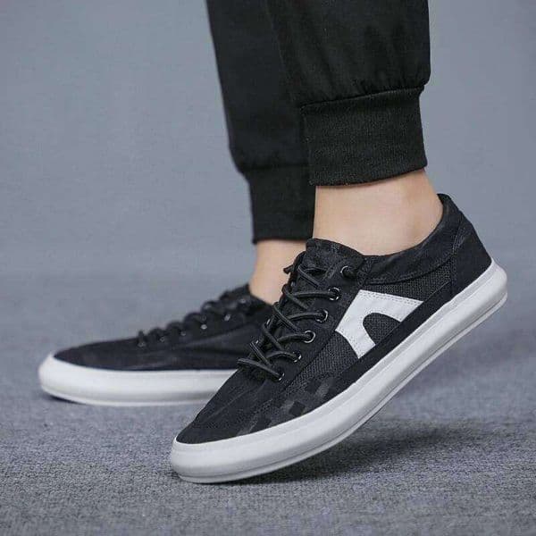 Men's Casual Canvas Sneakers Lace Up Summer Male Flat Classic Brand Mesh Elegant Breathable Shoes BD23030 26Y0515