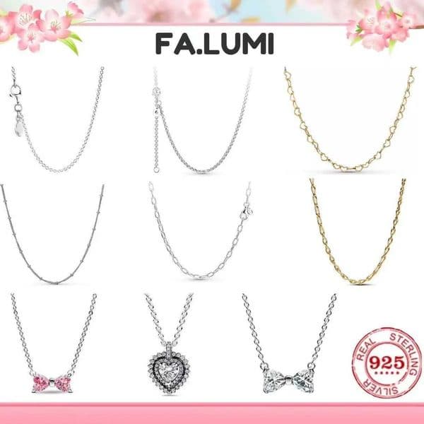 Classic 925 Sterling Silver Shiny Heart-shape Necklace Exquisite Light Luxury Jewelry Ornament For Womens Valentines Day Gifts Q260515