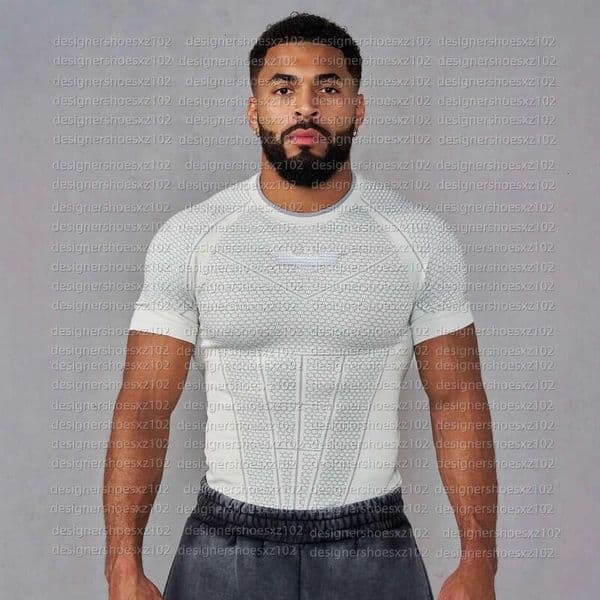 Compression Shirt Younglas Sweatshirts Young La Batman Mens Tight Fitting T-shirt Jogger Breathable Running Training Fleece Quick Drying Short Sleeved