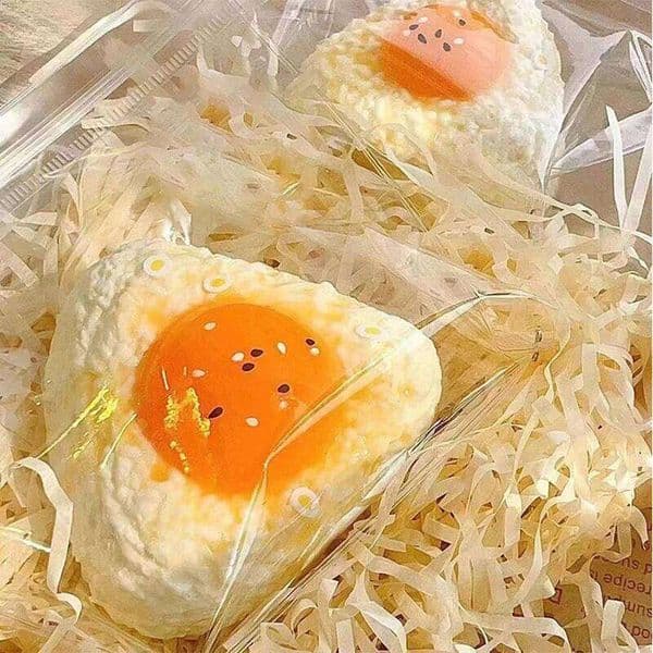 Handmade Silicone Simulated Egg Rice Ball Mochi Taba Toy Relief Squeeze Creative Rebound Fidget Toys Cute Squishy W260516