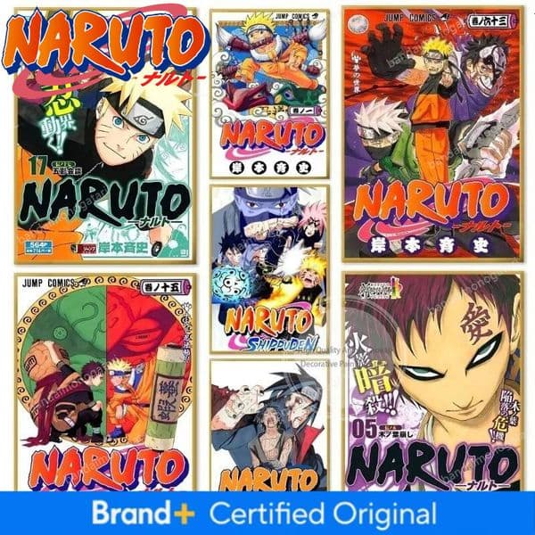 Naruto Wallpaper N-Naruto Anime Hot Blood Ninja Magazine Cover Poster Home Living Room Bedroom Bar Cafe Art Decor Hot Sell