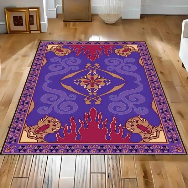 Aladdin Magic Rugs Flying Carpet for Living Room and Bedroom Decor Stylish Kitchen Floor Mat Coffee Table Mats Doormat Easter L260516