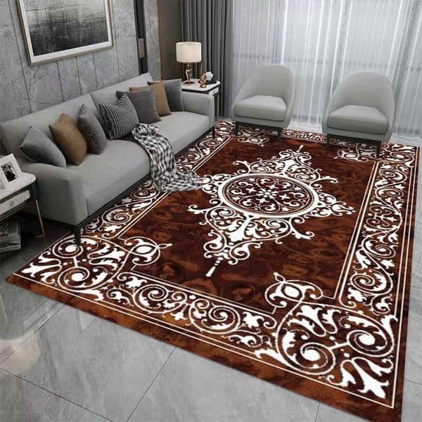 Vintage Carpet for Living Room and Bedroom Sofa Coffee Table Rug Bohemian Ethnic Style Household Bedside Mat L260516