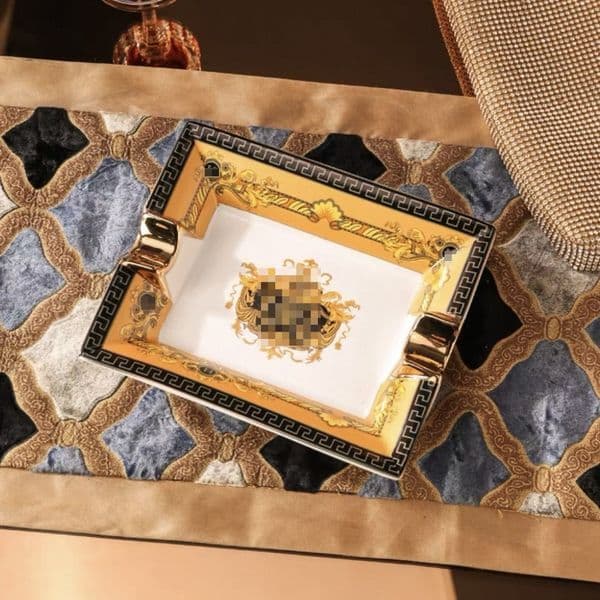 Contemporary Ceramic Ashtray for Elegant Home Interior Design