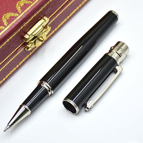 high quality black / Silver / Gold metal Roller ball pen pens business office stationery fashion ball pen For birthday gift No Box