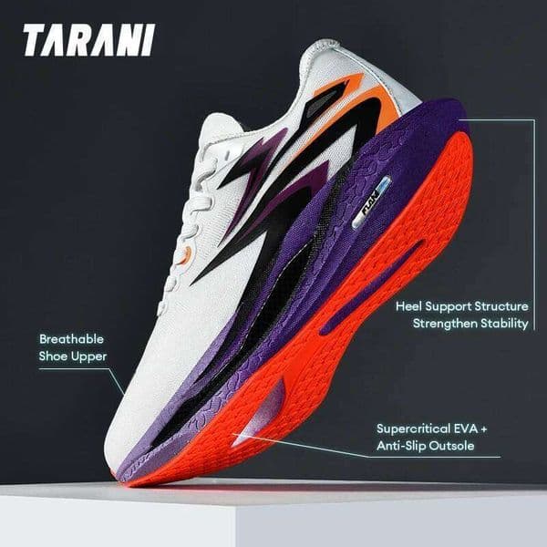 Men's Professional Carbon Plate Racing Shoes for Marathon High Energy Return Lightweight Design 26Y0516