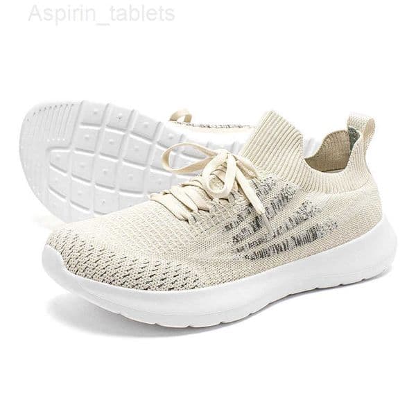 HOBIBEAR Unisex Running Sneakers Wide Toe Mesh Breathable Walking Shoes Non Slip Lace-Up Hiking Sneakers M260516