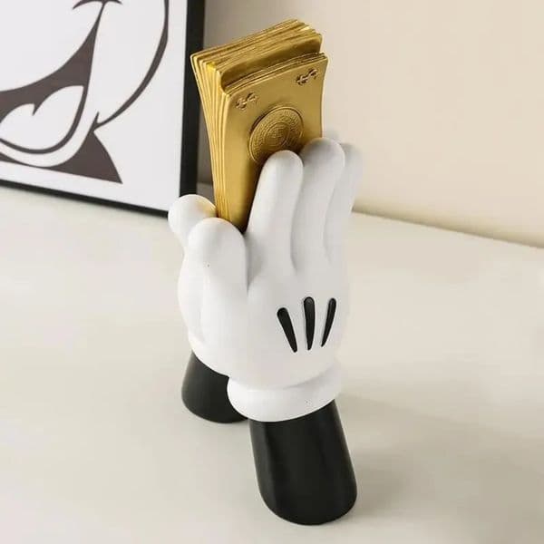 Luxury Designer Decor Esthetic Hand Figurines room Creative Resin Worship Money Statue Funny Sculpture Desktop Decor Living Room Luxury Deco 7