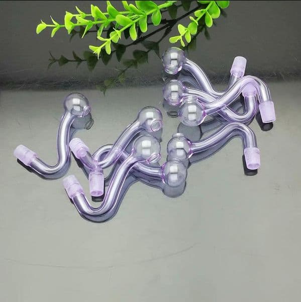 Glass Pipes Smoking Hand-blown Beautifully Handcrafted Smoking Pipe Hot selling purple S glass stove and smoking accessories