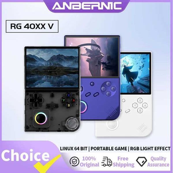 RG40XXV 64-bit Linux retro handheld game console 40 IPS screen supports 5g HD output 3200mah battery Z260516