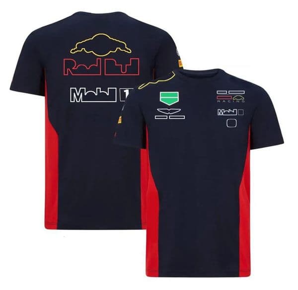 Motorcycle Gear F1 Short Sleeved Formula 1 Racing Suit T-Shirt ride gear Polo Shirt Driver Team Uniform Quick-Drying And Breathable Jersey Customized Free Ship 22