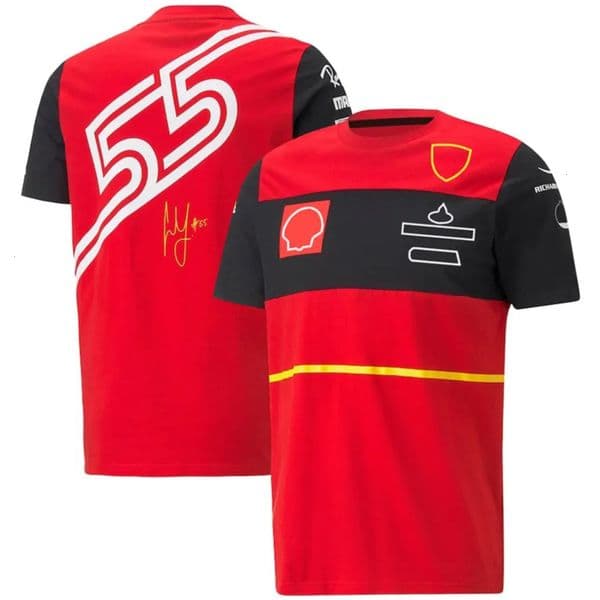 Motorcycle Gear New F1 T-Shirt Formula 1 Team Driver Short Sleeved Polo ride gear Shirts Series F1 Racing Apparel Suit Car Fans Hoodie And Sweatpants Men C 22