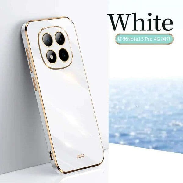 Plus Case Silicone Plating Phone Cases For Xiaomi Note 15 Pro Redmi 15C 15Pro+ 5G Cover Funda