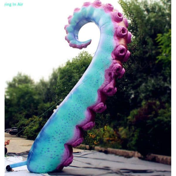 7m wholesale Outdoor Building Decorative Inflatable Octopus Leg Multi-size Blow Up Marine Animal Octopus Claw for Event and ShowPopular Ask about the price