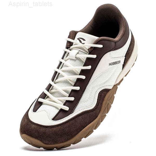 HOBIBEAR Wide Width Hiking Shoes Unisex Trekking Trail Running Sneakers Non Slip Lace-Up Walking Shoes M260516