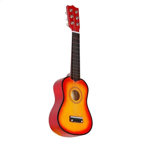 6 String Acoustic Folk Guitar Mini Size 21inch Childrens Music Learning Beginner Junior Guitar for Birthday Christmas 260515