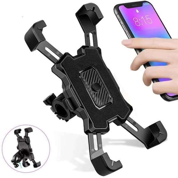 Bicycle Holder Motorcycle Adjustable Stand 360 Rotatable GPS Mobile Phone Clip Bikes Sports Accesories For iPhone Xiaomi W260516