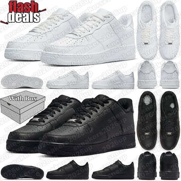 Designer af1s one running shoes for men women sneakers 1 low triple white black mens trainers sports flat platform shoe sneaker runners with box size 5-13