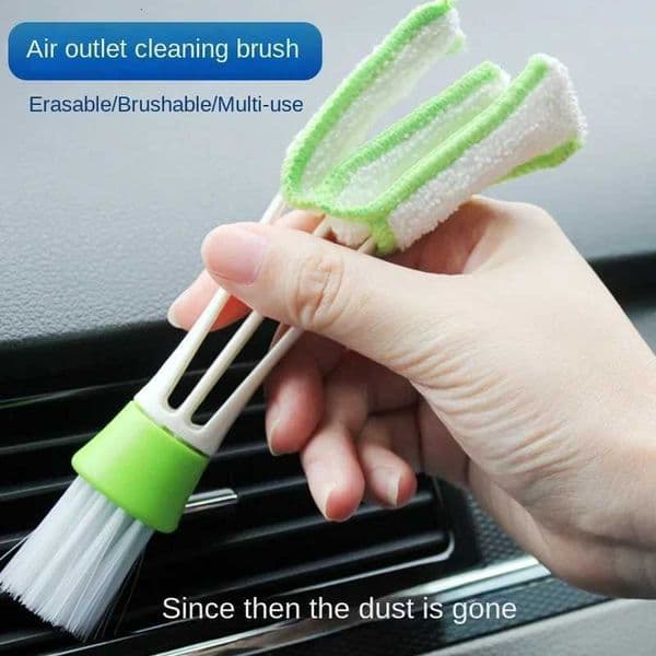 Car Air Conditioner Vent Brush Microfibre Car Grille Cleaner Auto Detailing Blinds Duster Car Cleaning Brush Interior Accessori L260516