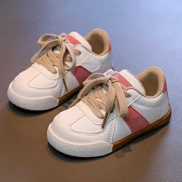 Childrens Fashion Casual Shoes 2026 Kids New Design White Sport Shoes Student Boys Girls Anti-slip Outdoor Breathable SneakersJ260516