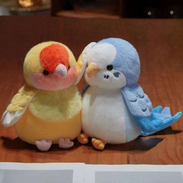 Intrsting Bird Hand Puppet Stuffed Parrot Plush Doll Performance Party Props Cute Gfits Zoo Souvenir